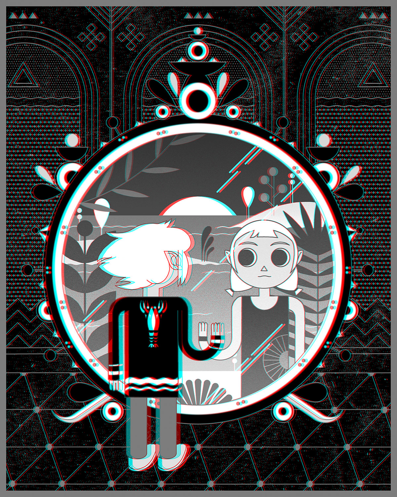 Illustration for article titled 3D Video Game Art That Looks Good Even Without Glasses